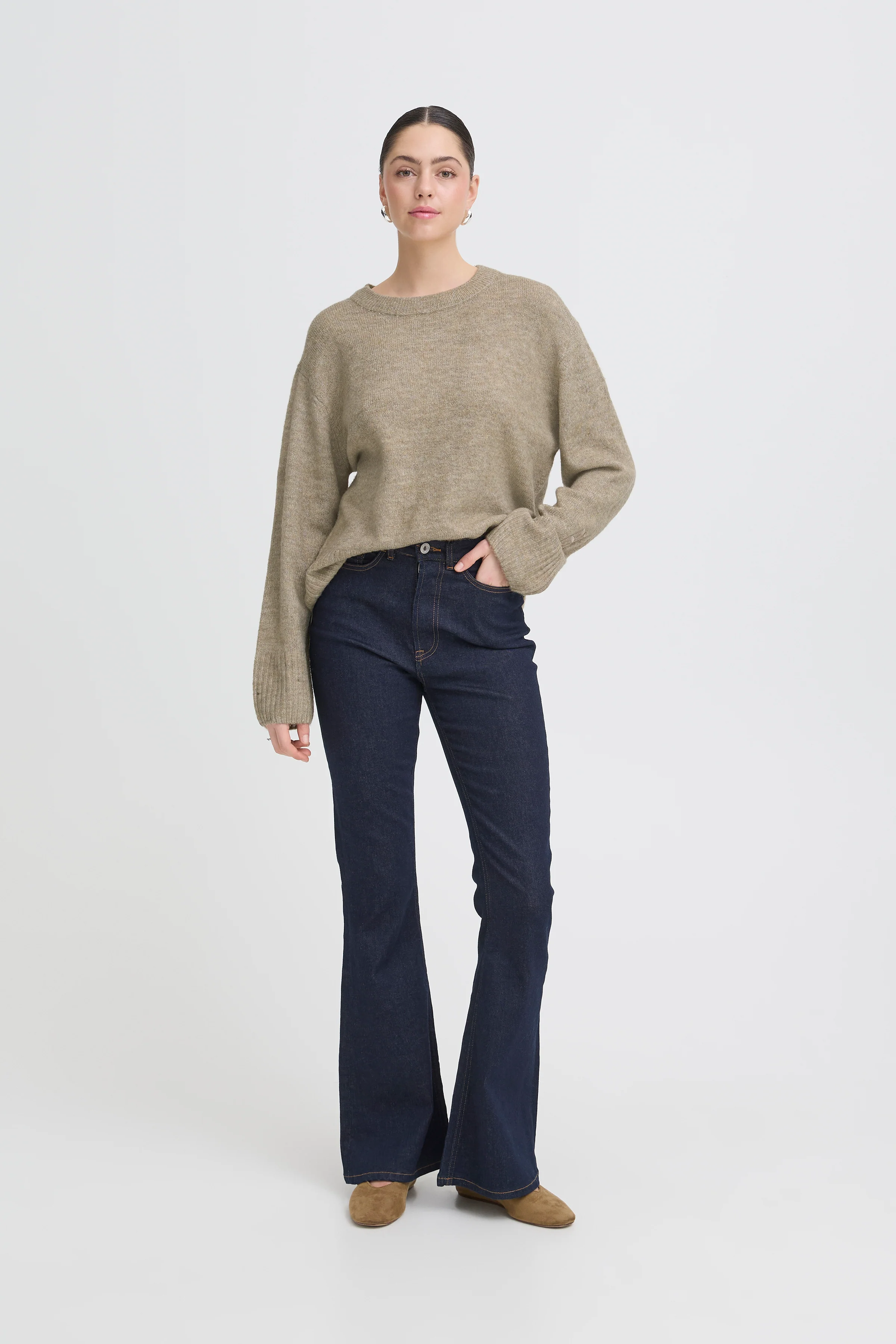 Ivy Knit Jumper (Beige) - Image 2