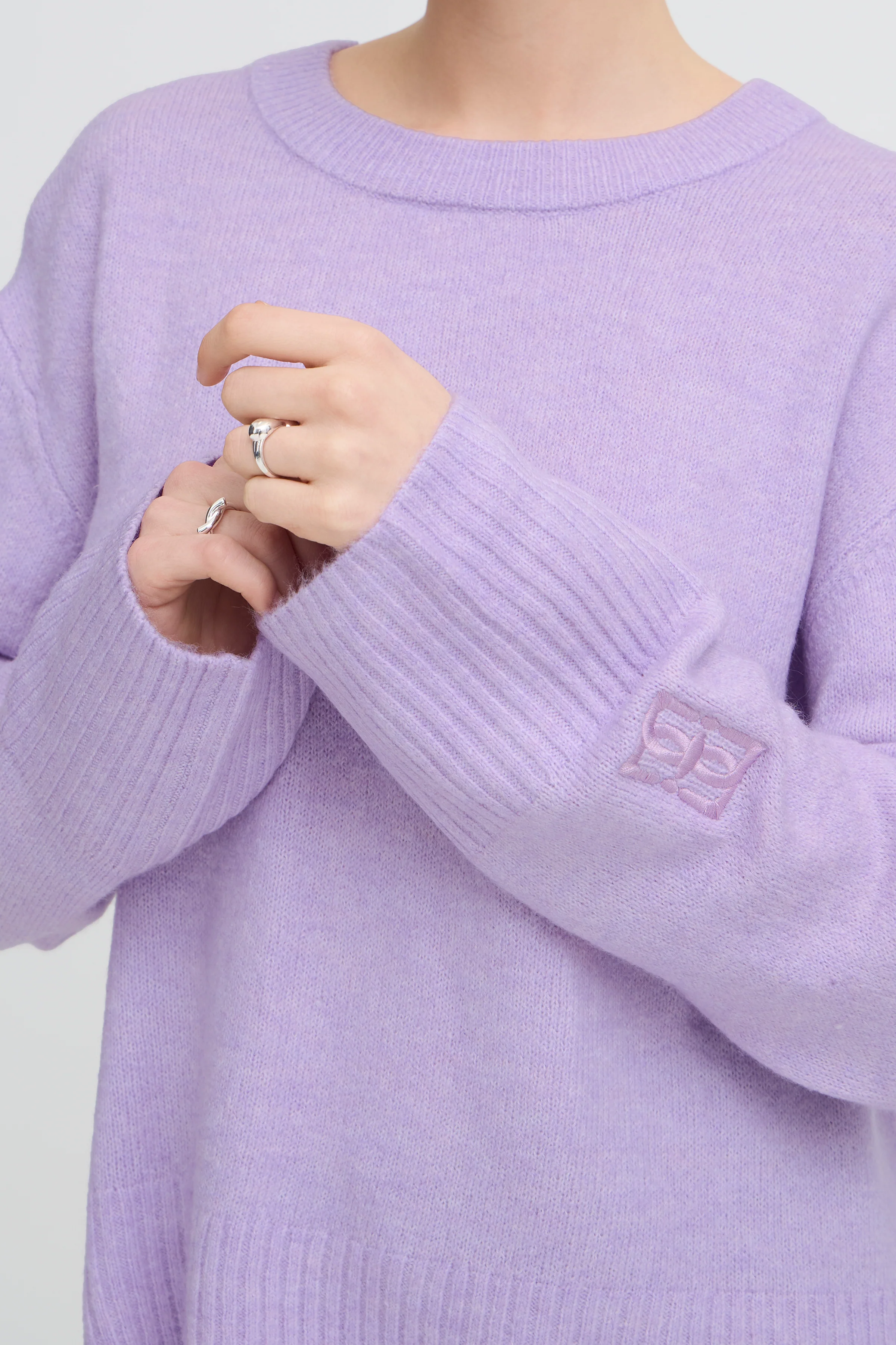 Ivy Knit Jumper (Purple) - Image 6