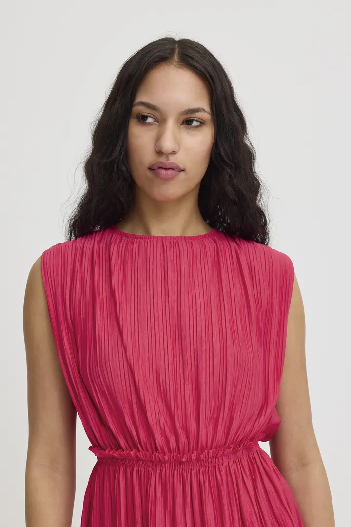 Ivy Sleeveless Top (Bright Rose) - Image 3
