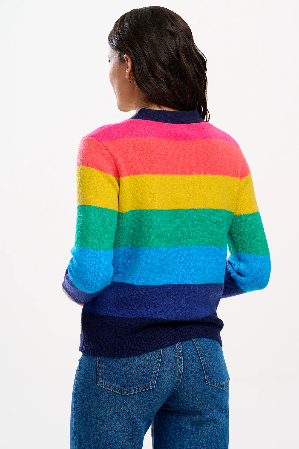 Izzy Cardigan (Rainbow Stripes) - Image 4