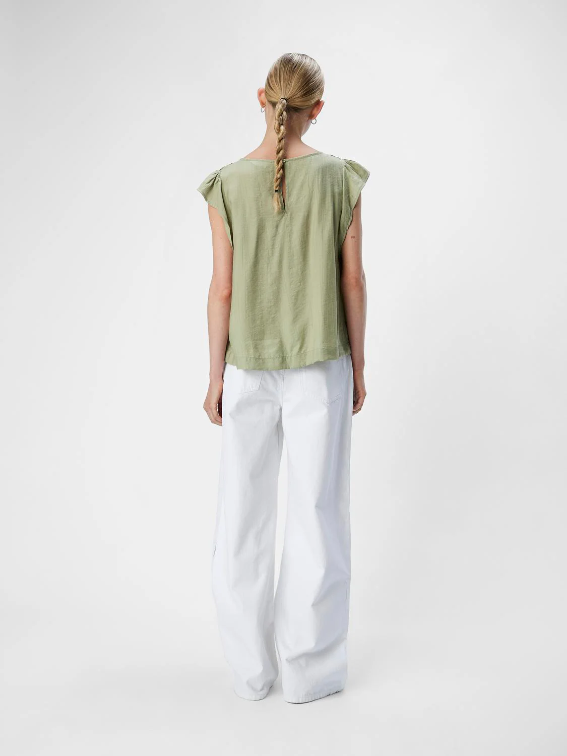 Jacqueline Short Sleeve Top (Tea) - Image 2