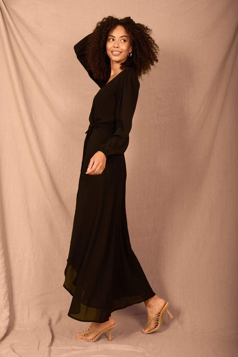 Jagger Dress | Dancing Leopard | Black - Image 3