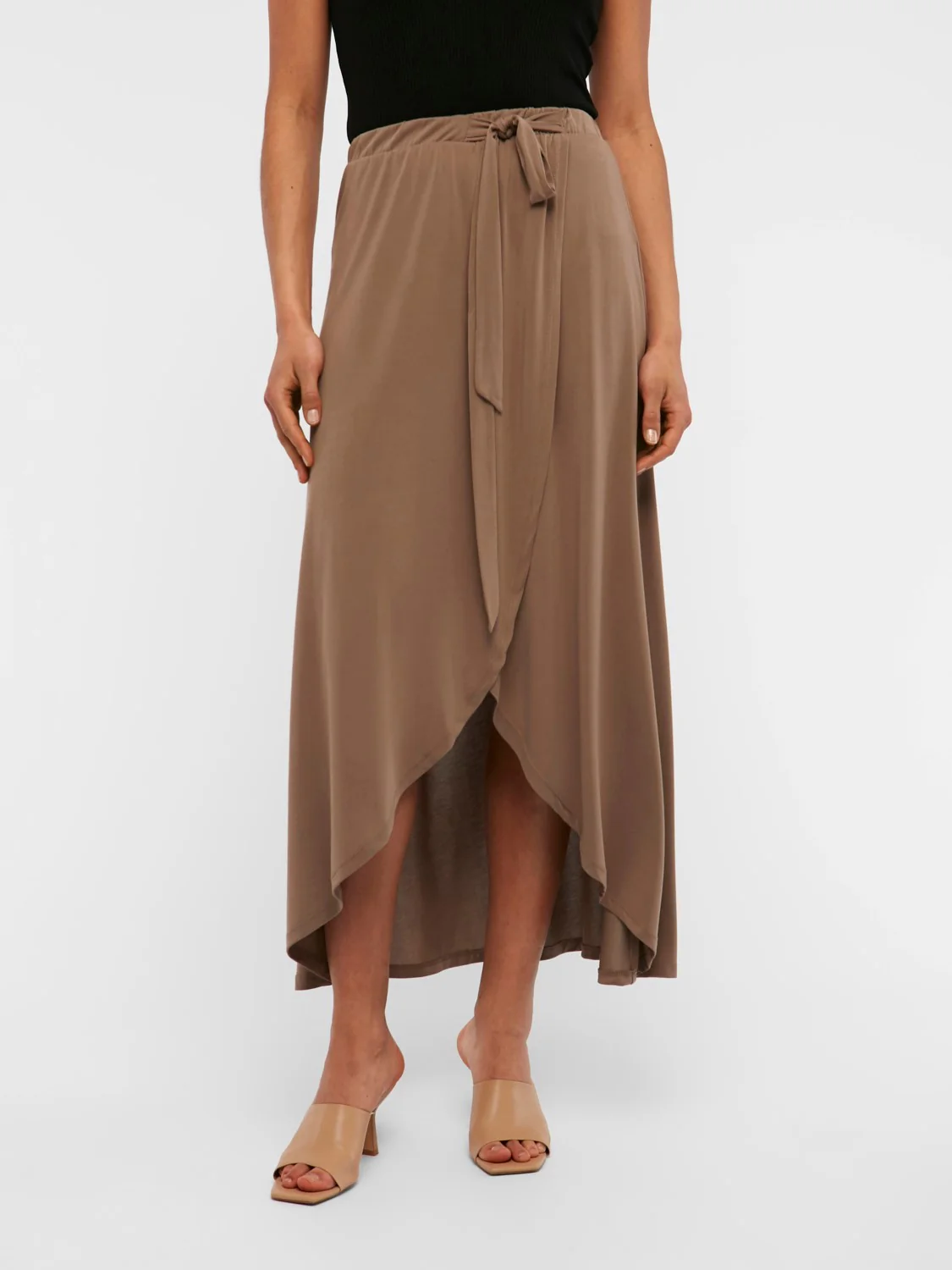 Jamie Wrap Skirt (Fossil) - Image 3