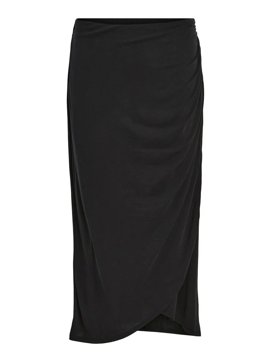 JANE MIDI SKIRT (BLACK) - Image 4
