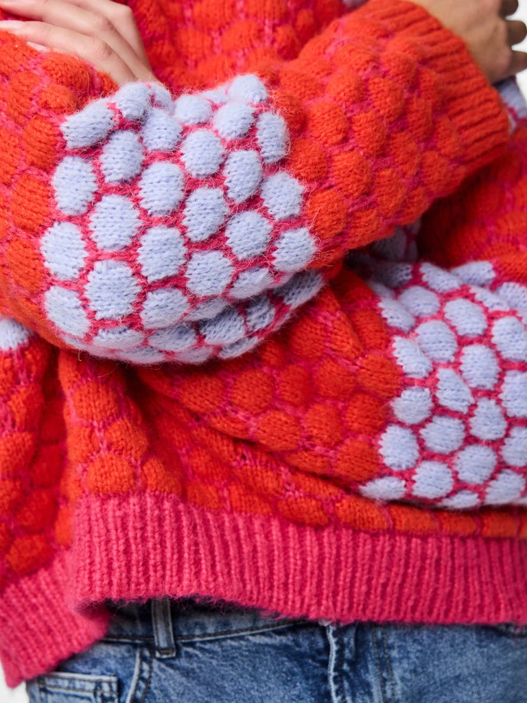 Janette Knit Jumper (Beetroot/Purple) - Image 4