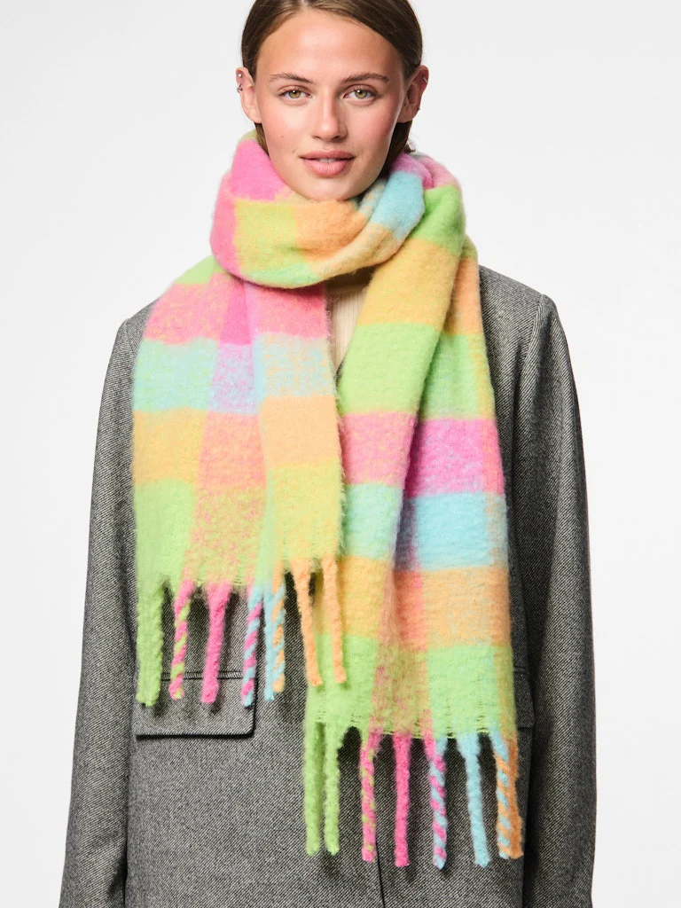Janilla Scarf (Sugar Plum/ Check) - Image 3