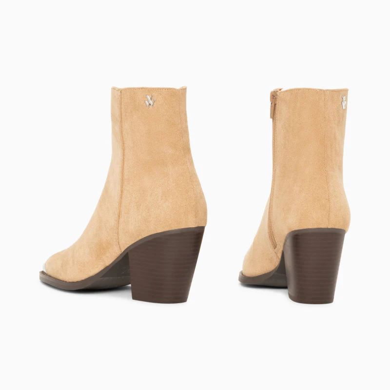 Jenn Cowboy Boot (Beige) - Image 4