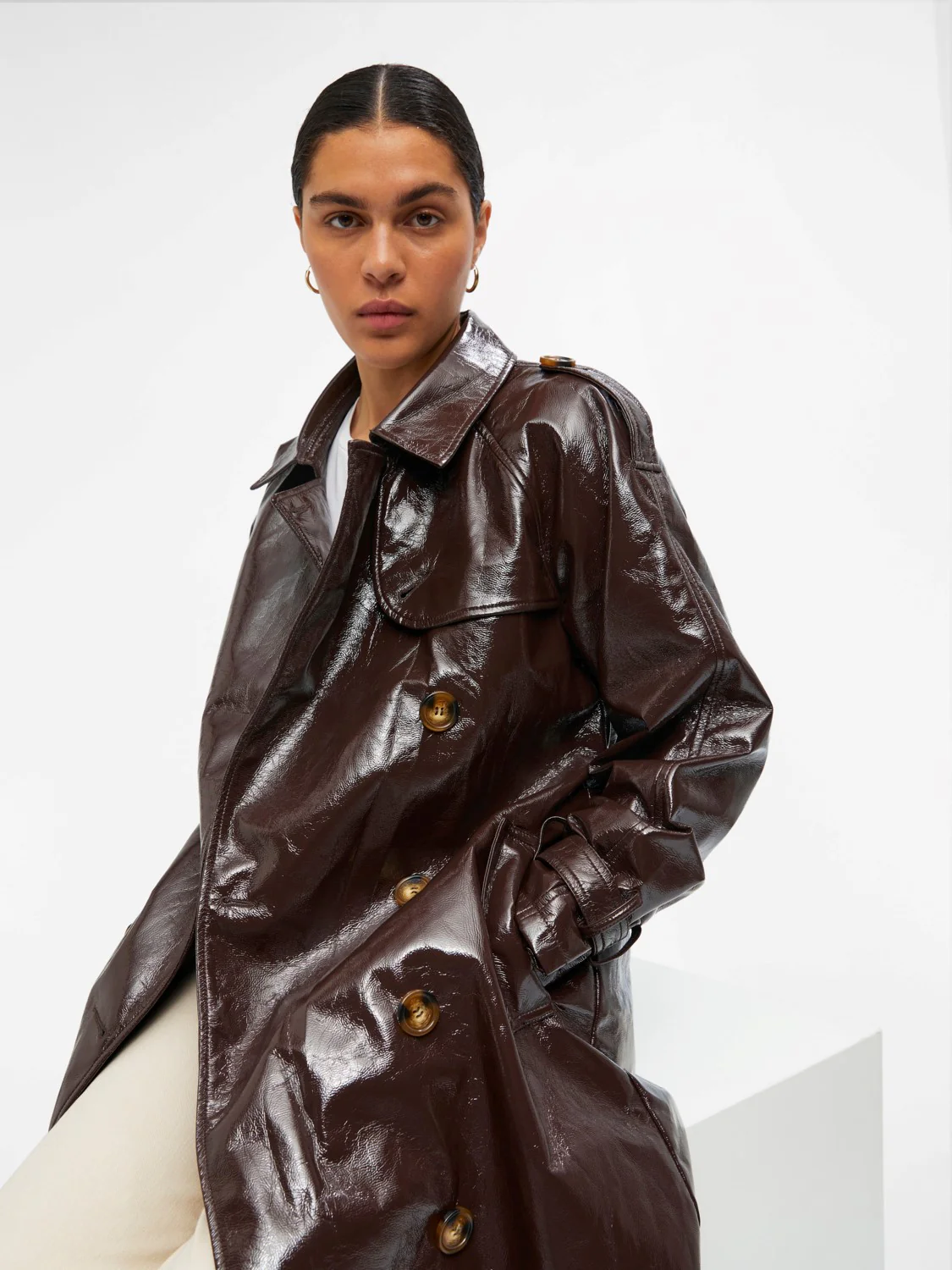 Jerika Trench Coat (Java) - Image 7