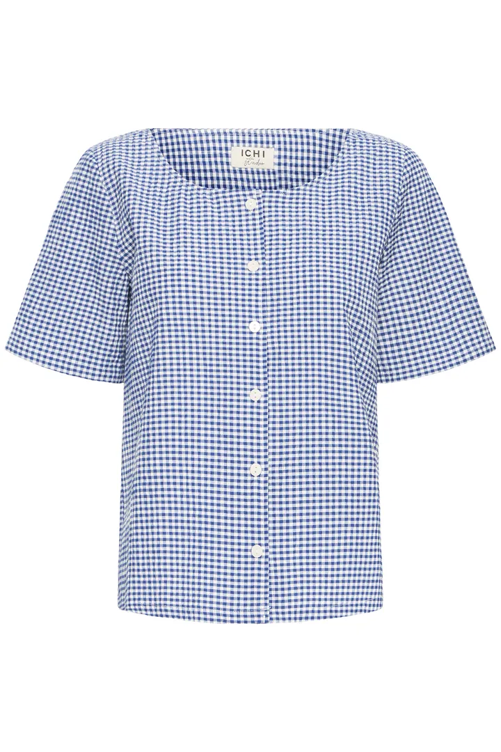 Jimma Top (Blue/White Check) - Image 6