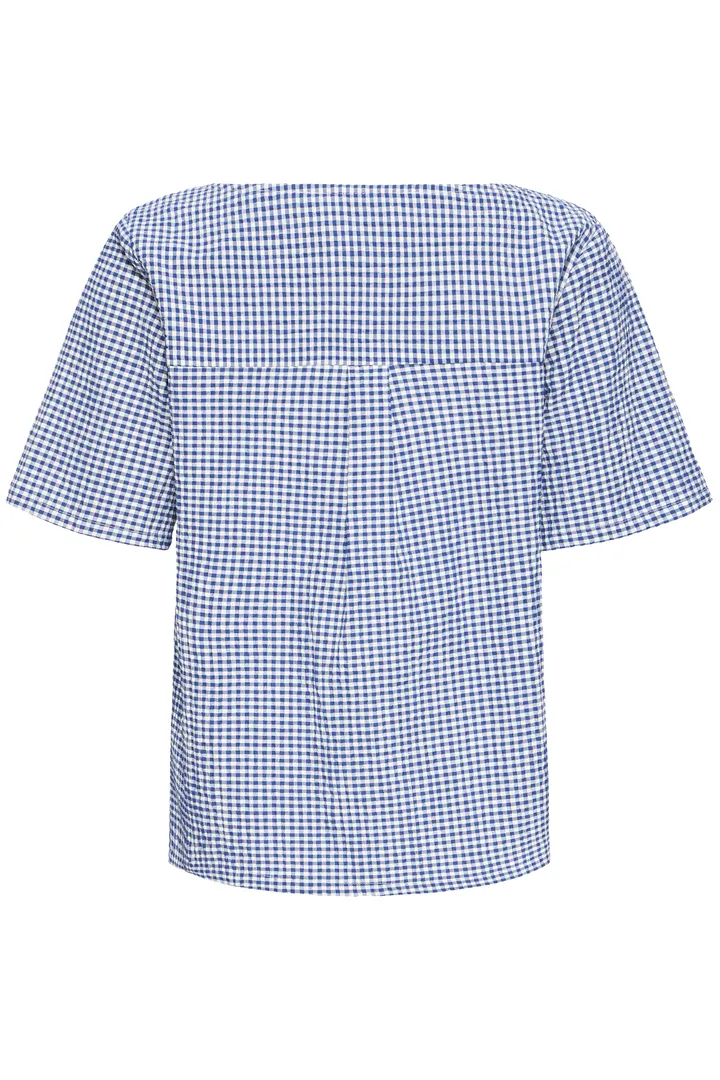 Jimma Top (Blue/White Check) - Image 7