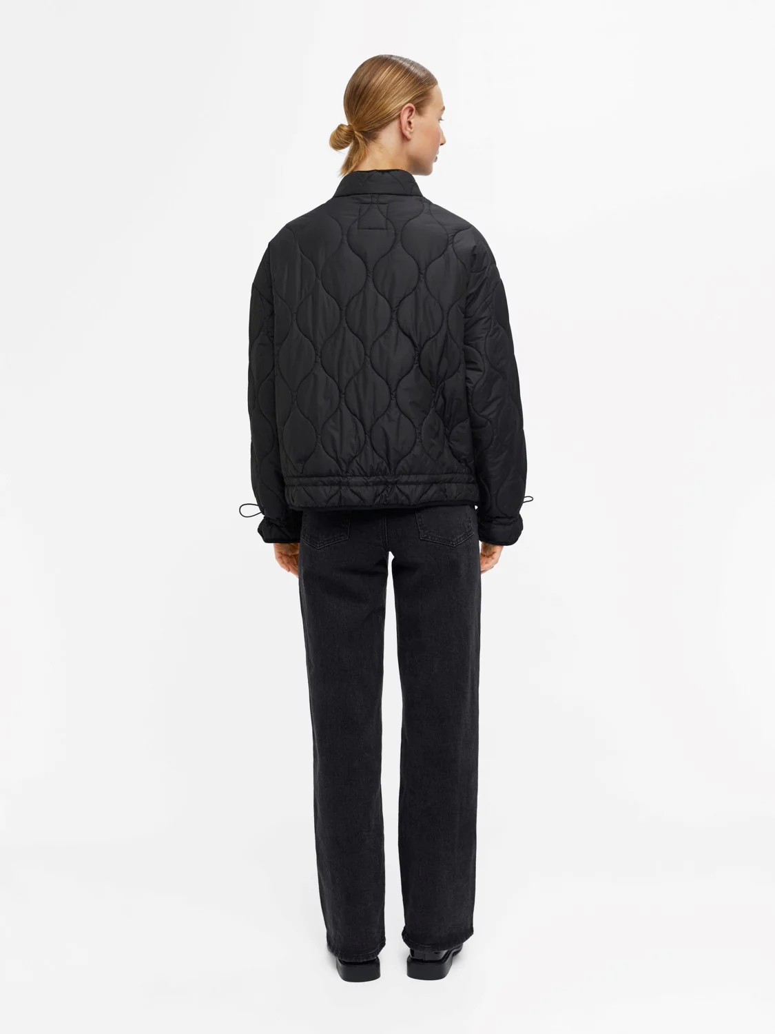 Jline Quilted Jacket (Black) - Image 3