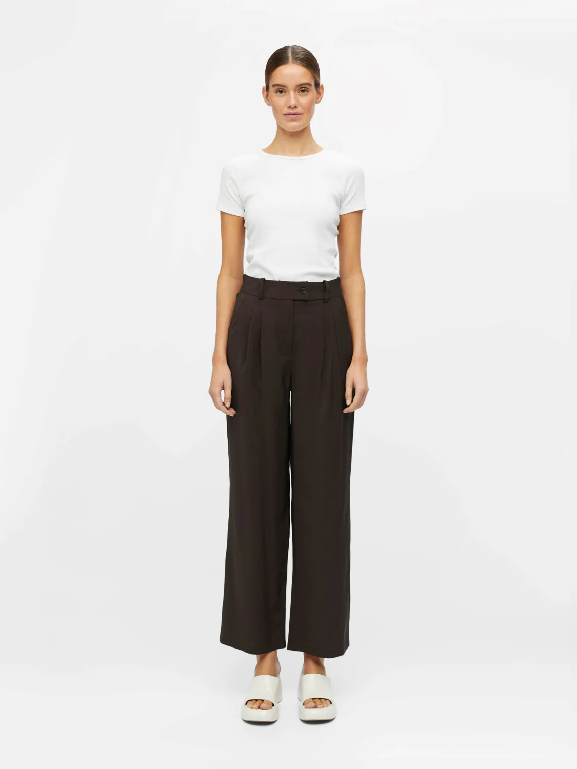 Jo High Waisted Trousers (Java) - Image 2