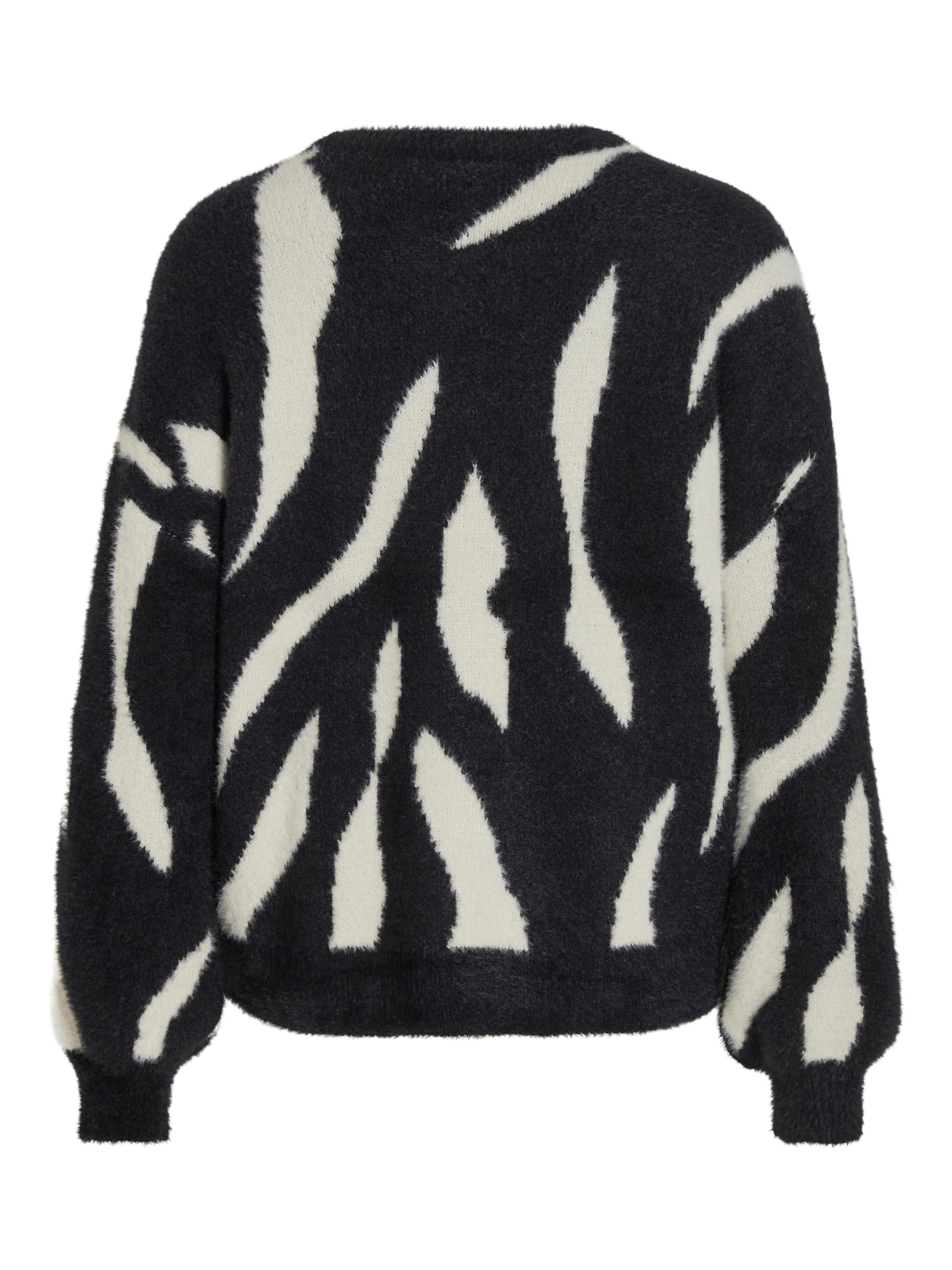 JULI JACQUARD JUMPER (BLACK/WHITE) - Image 6