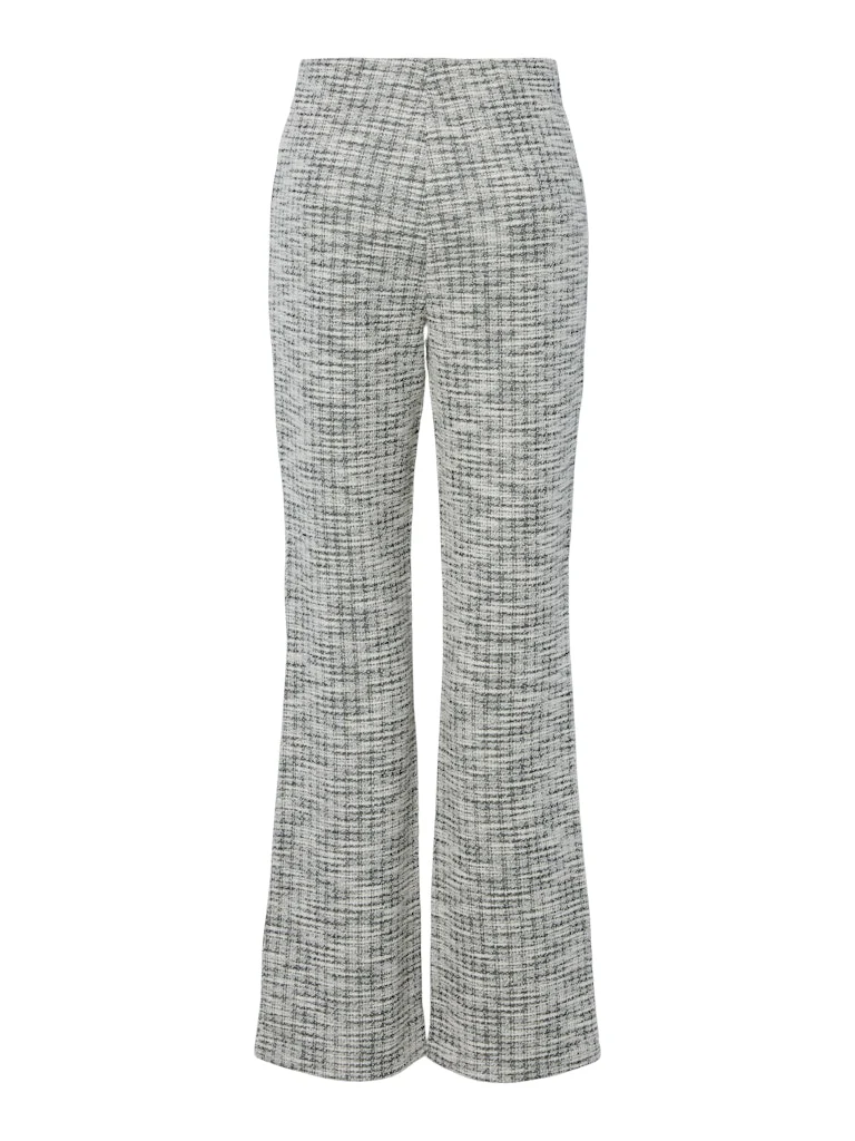 June Flared Pants (Cloud Dancer/Black) - Image 6