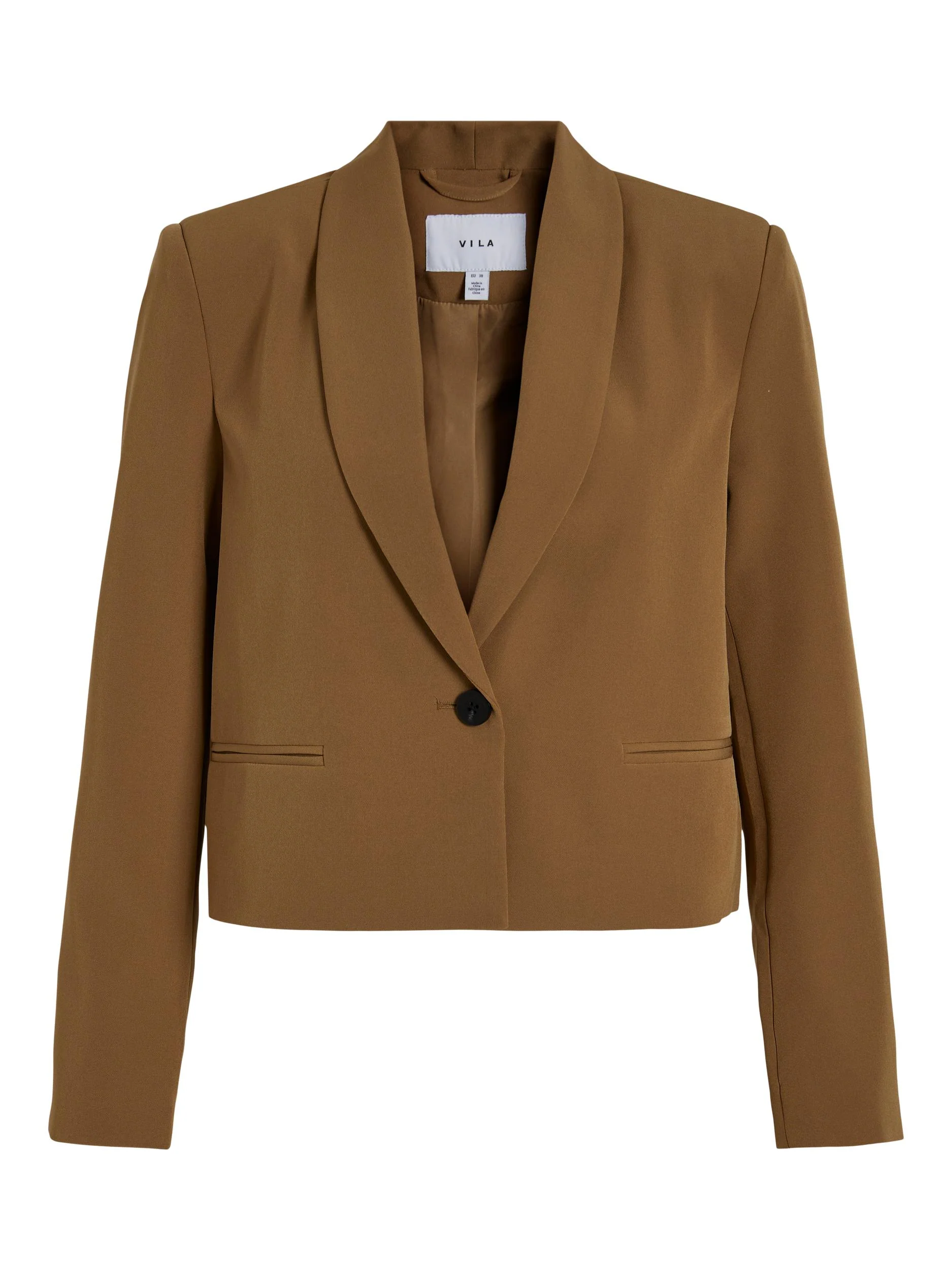 June Short Blazer (Ermine Brown)