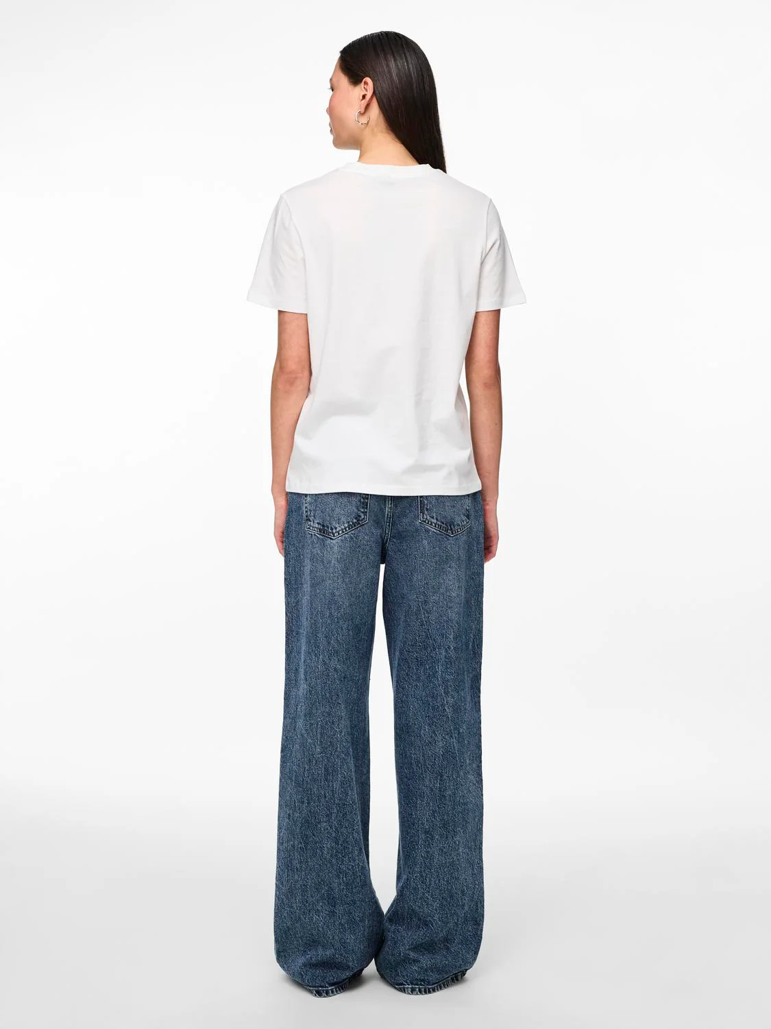 Kaitlyn T-Shirt (Bright White/Lavender) - Image 4