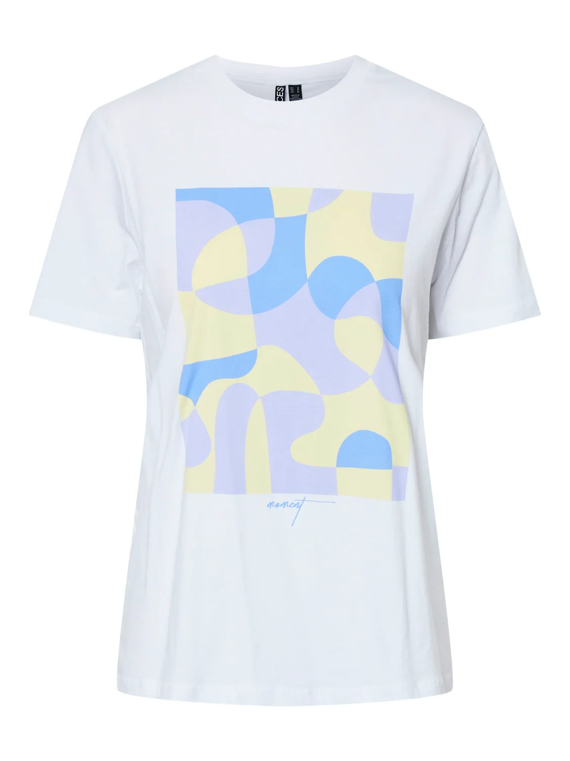 Kaitlyn T-Shirt (Bright White/Lavender) - Image 5