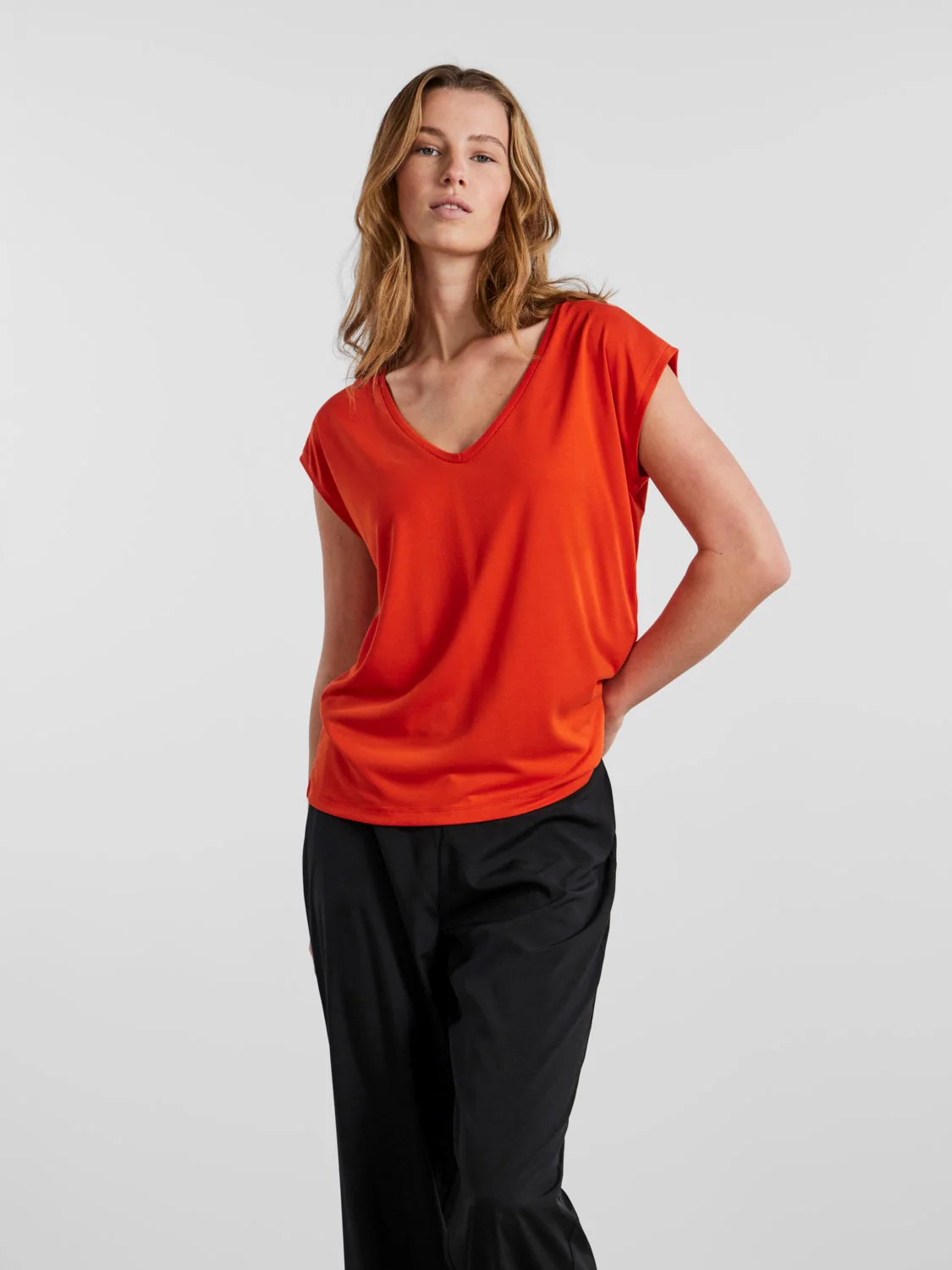 Kamala T-Shirt (Tangerine Tango) - Image 3
