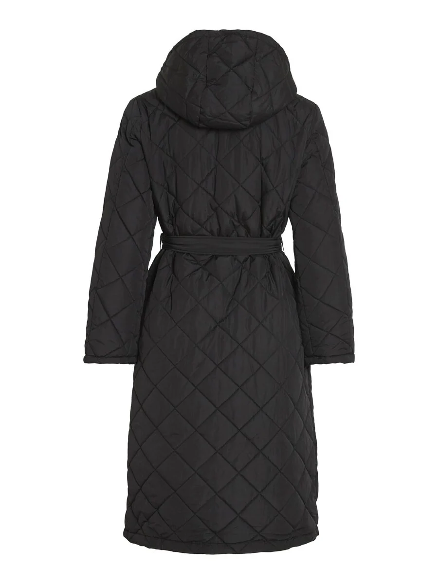 KANTE QUILTED LONG COAT (BLACK) - Image 7