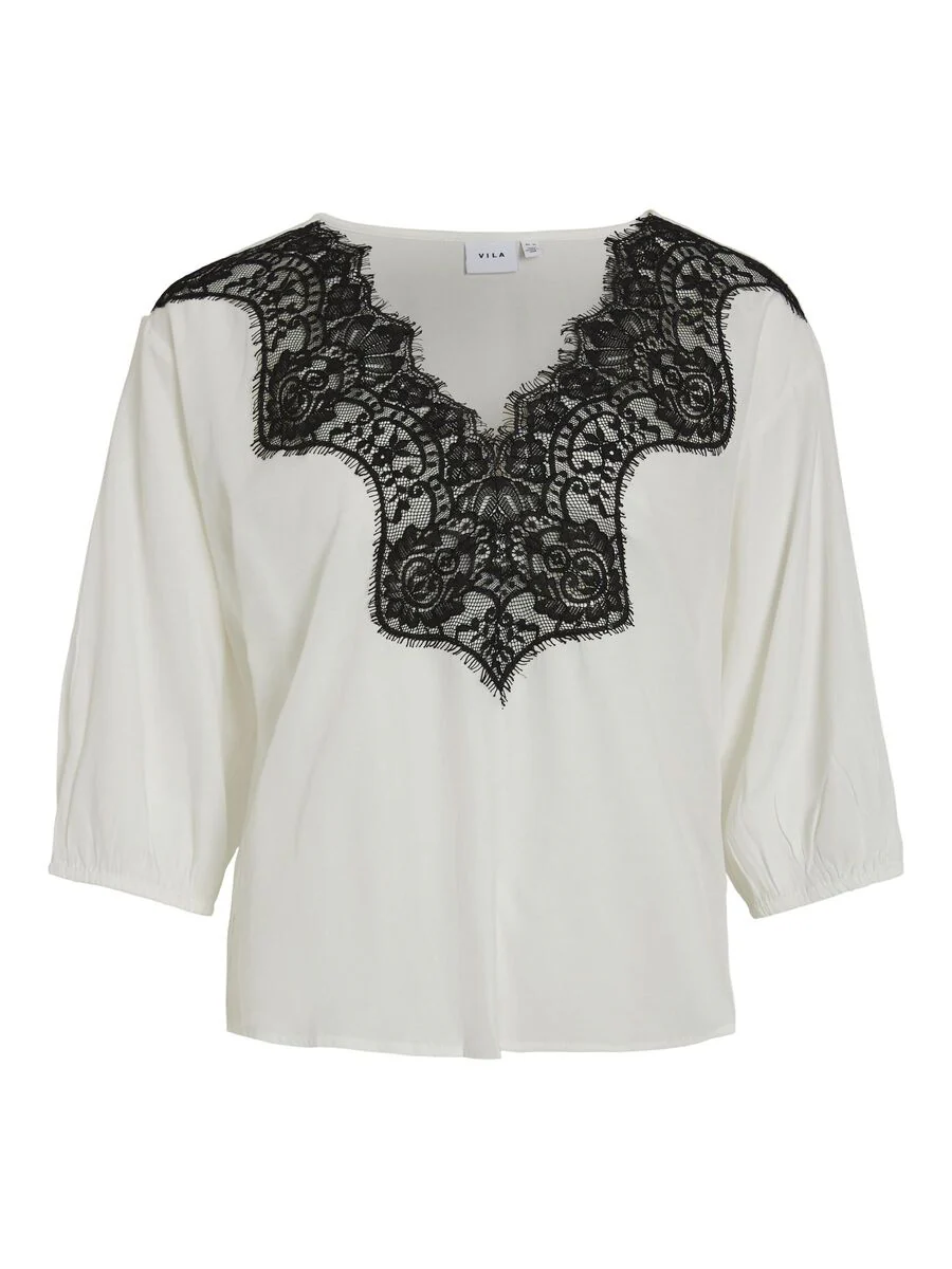 Karina Lace Top (Snow White/Black) - Image 6
