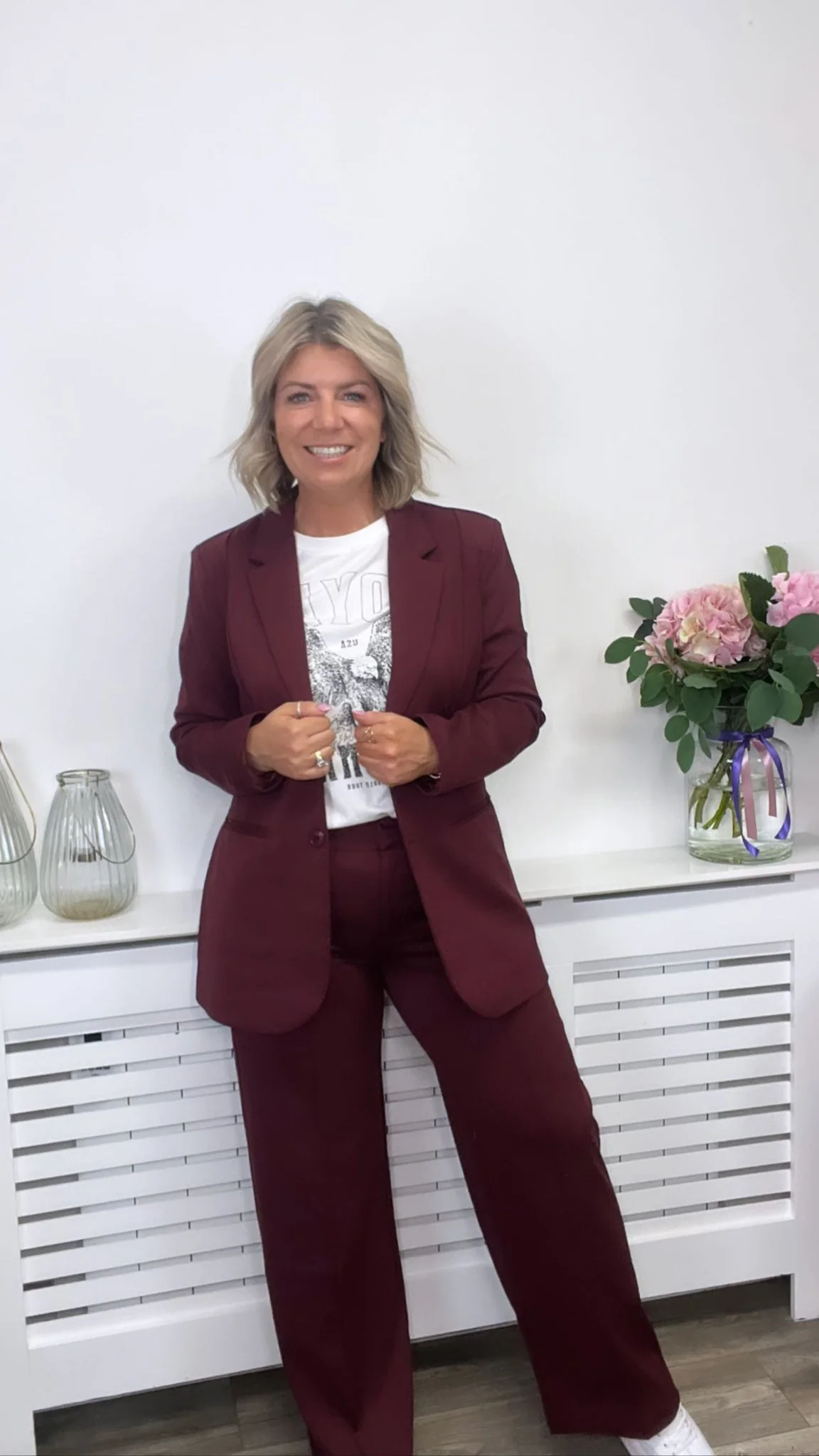KARLA OVERSIZED BLAZER (PORT ROYALE) - Image 2