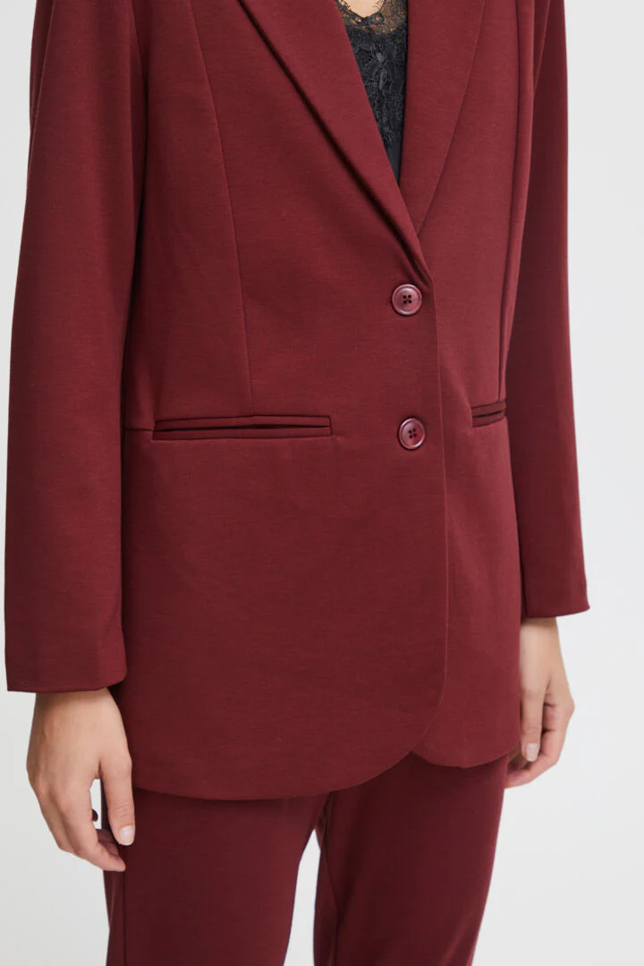 KARLA OVERSIZED BLAZER (PORT ROYALE) - Image 5