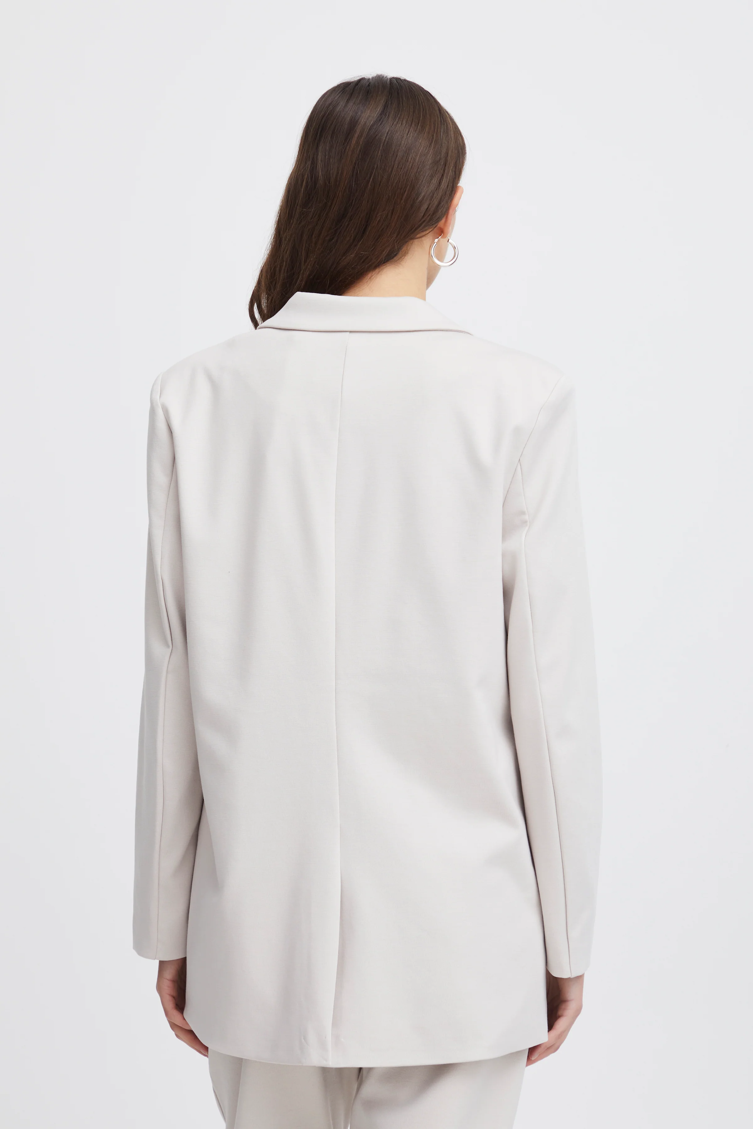 KARLA OVERSIZED BLAZER  (SILVER GREY) - Image 4