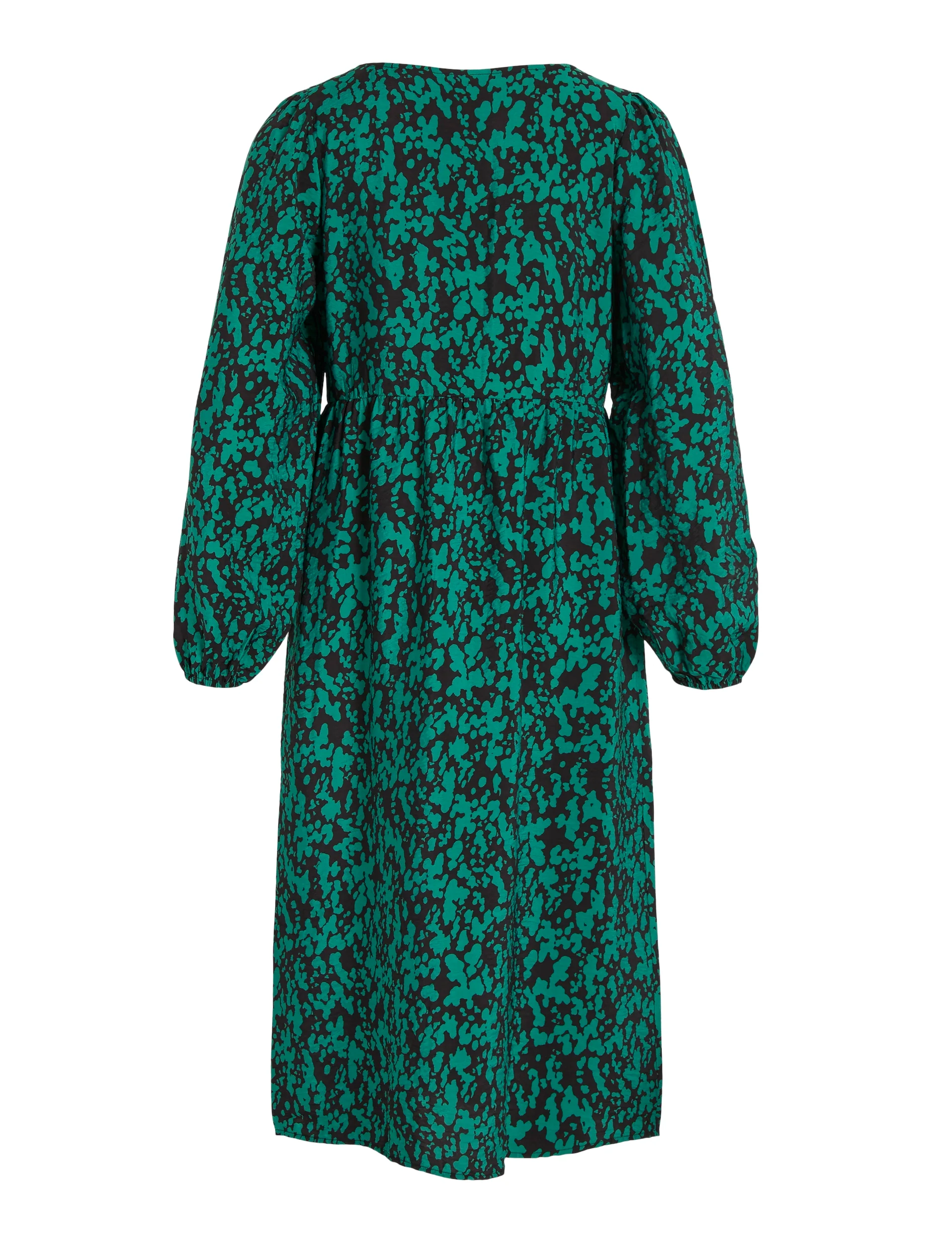KARMA MIDI DRESS (GREEN GRAPHIC) - Image 7