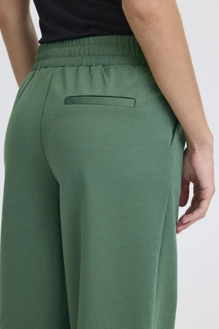 Kate Cropped Wide Leg Pants (Pineneedle) - Image 5