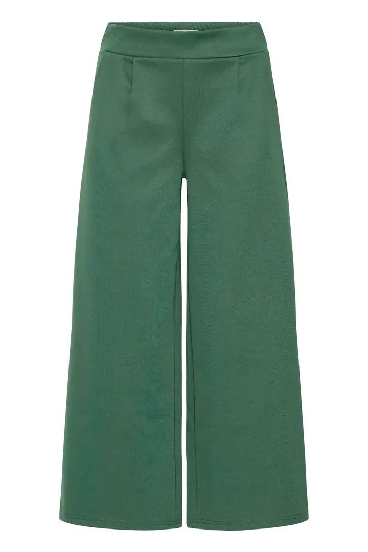 Kate Cropped Wide Leg Pants (Pineneedle) - Image 6