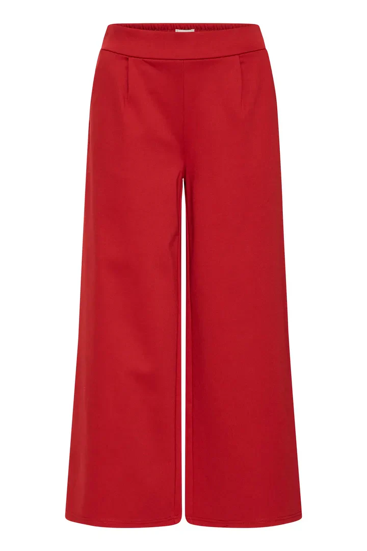 Kate Cropped Wide Leg Pants (Red Dahlia) - Image 3