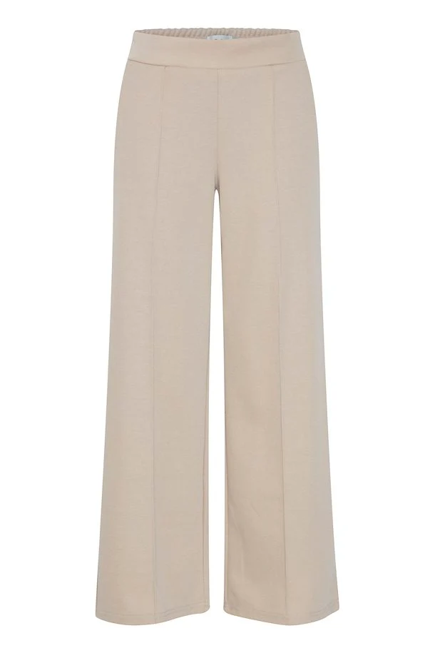 KATE WIDE LEG TROUSERS (DOESKIN) - Image 5
