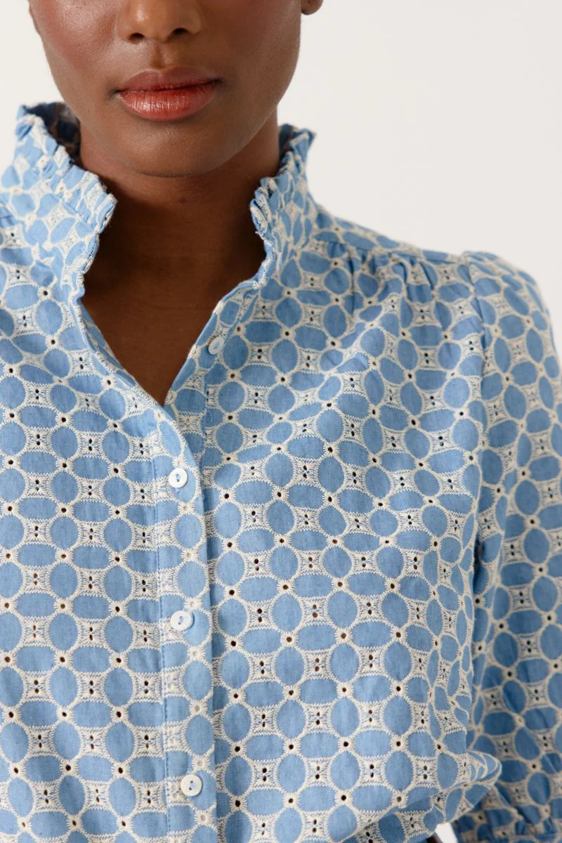 Kathleen Blouse (Denim Blue) - Image 3