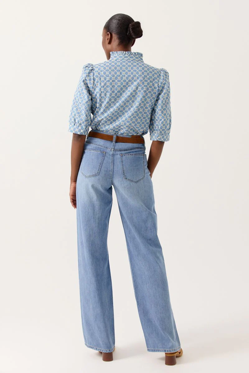Kathleen Blouse (Denim Blue) - Image 4