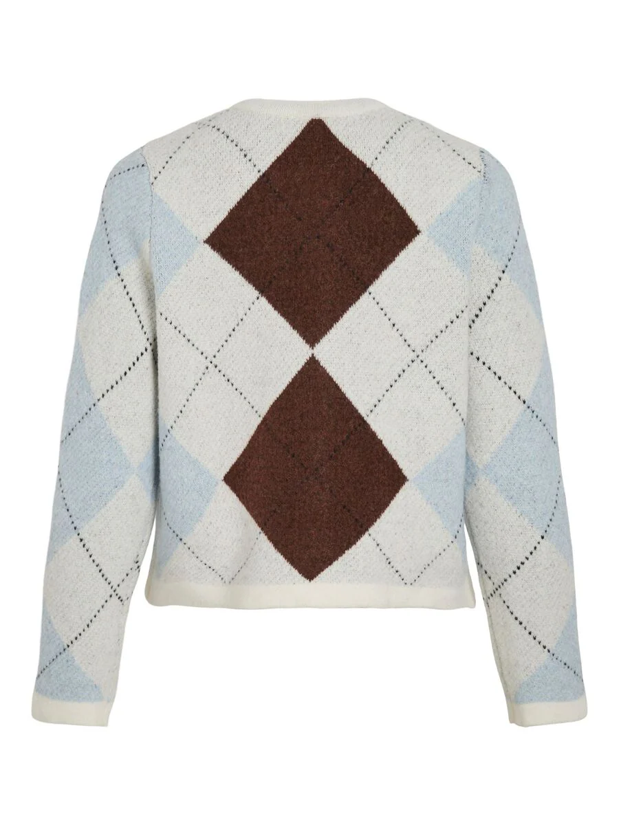 Kayla Knit Cardigan (Birch/Cherry) - Image 6