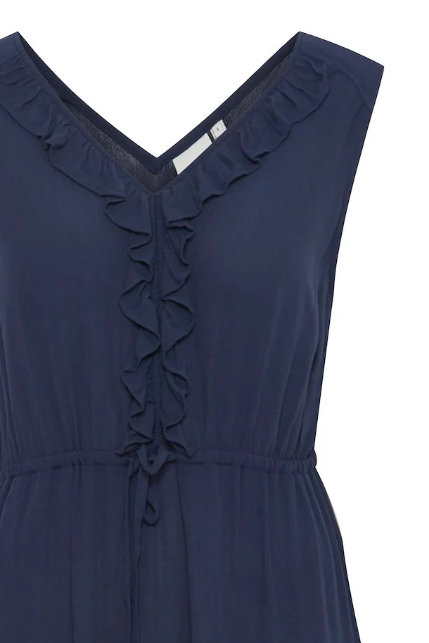 Kech Sleeveless Midi Dress (Navy) - Image 6