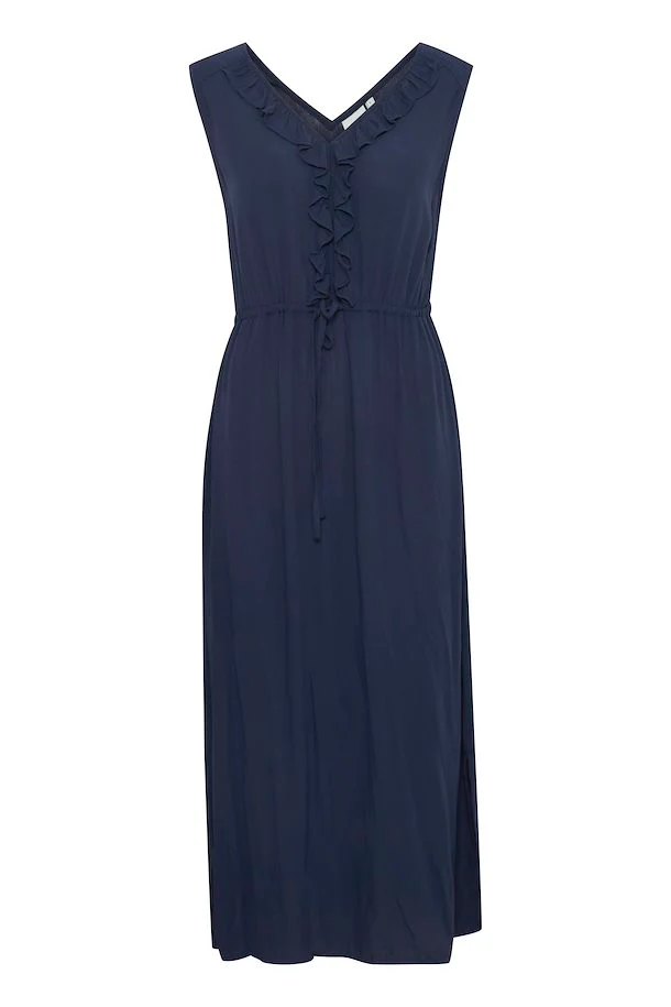 Kech Sleeveless Midi Dress (Navy) - Image 7