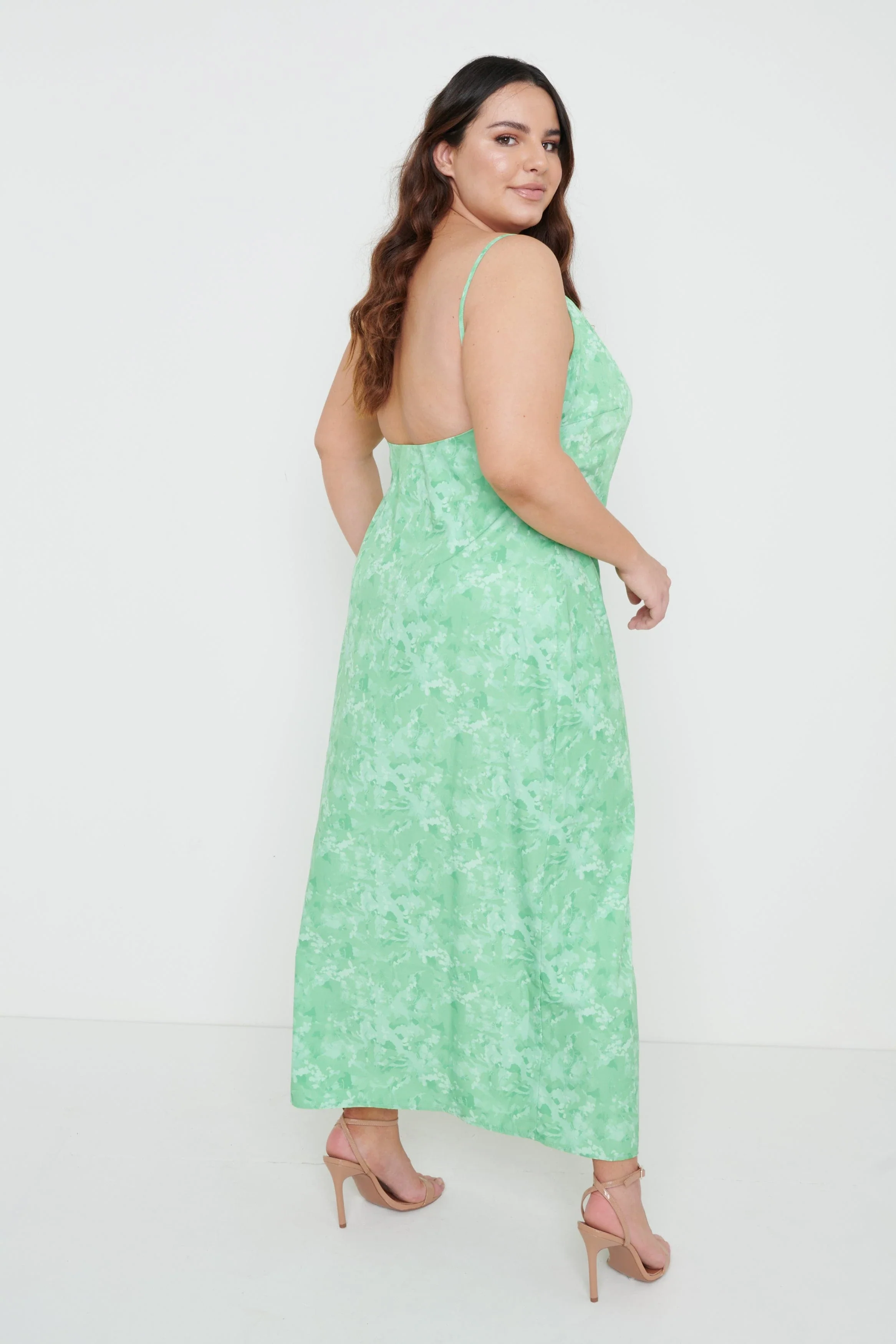 Keisha Midaxi Dress (Green) - Image 5