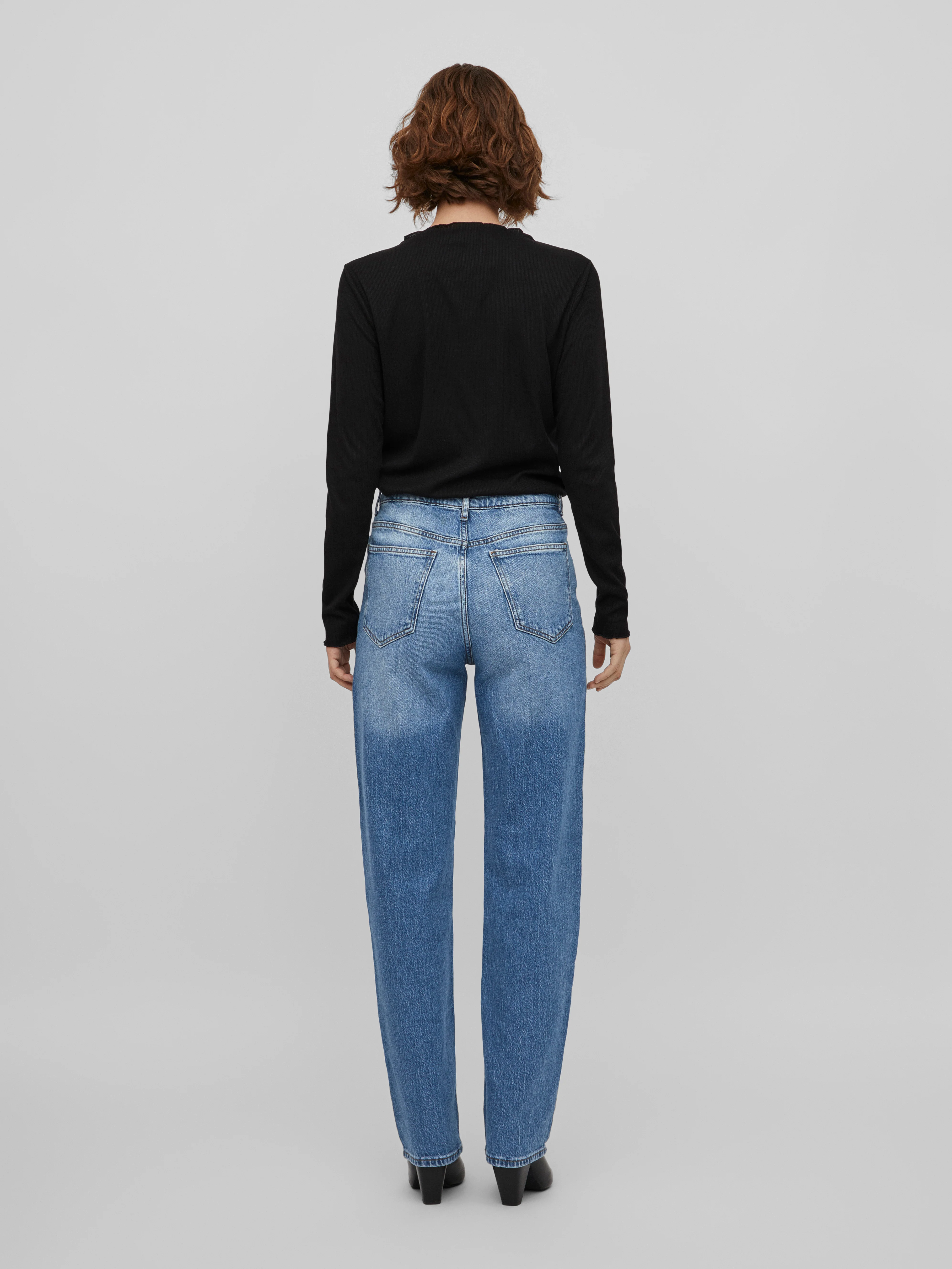 Kelly High Waist Jeans (Medium Blue) - Image 5