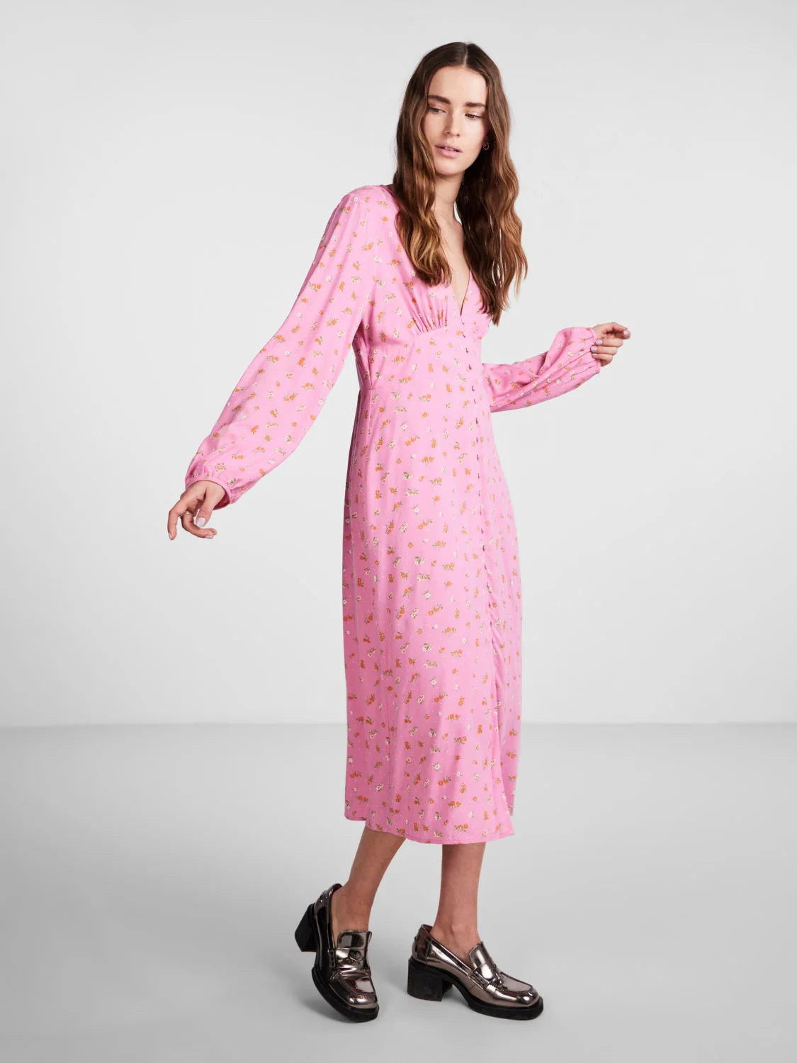 Kennedy Dress (Sachet Pink Flowers) - Image 3