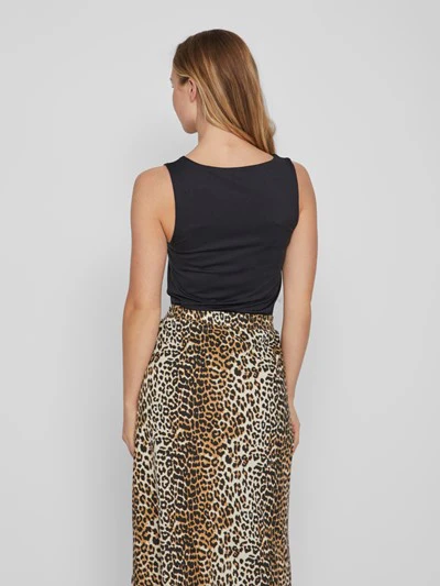 Kennza O-Neck Tank Top (Black) - Image 2