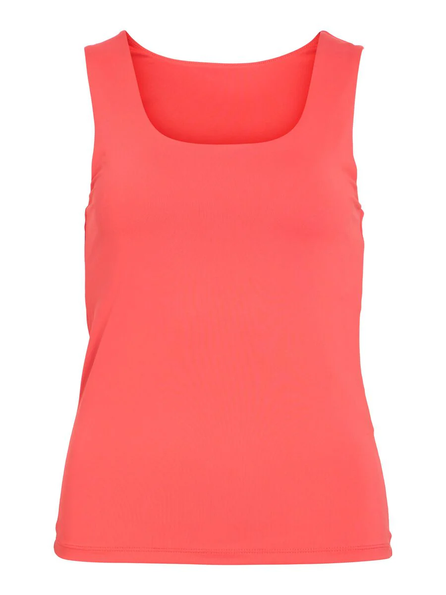 Kennza O-Neck Tank Top (Hibiscus) - Image 5