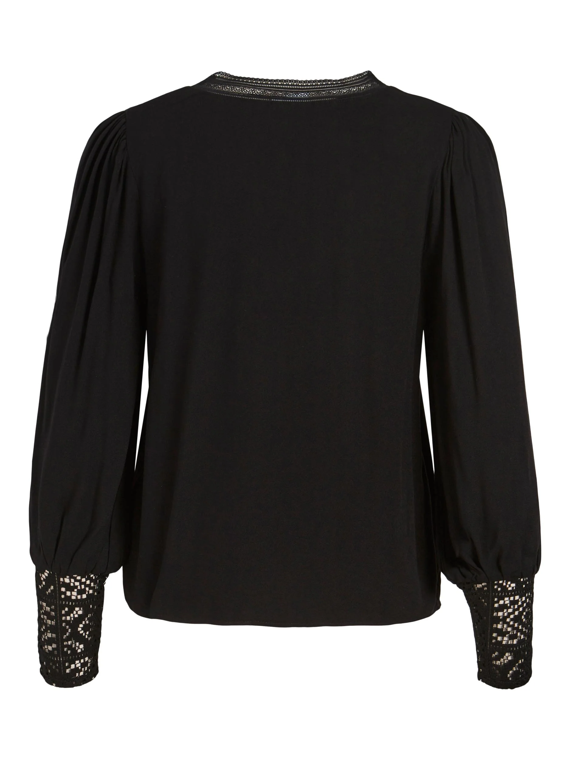 KIKO V NECK TOP (BLACK) - Image 3