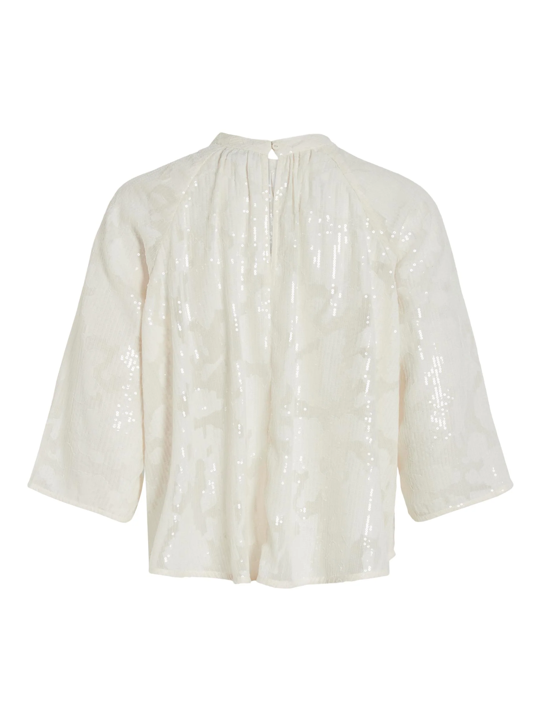 KIMA SEQUINS TOP (CLOUD DANCER) - Image 8