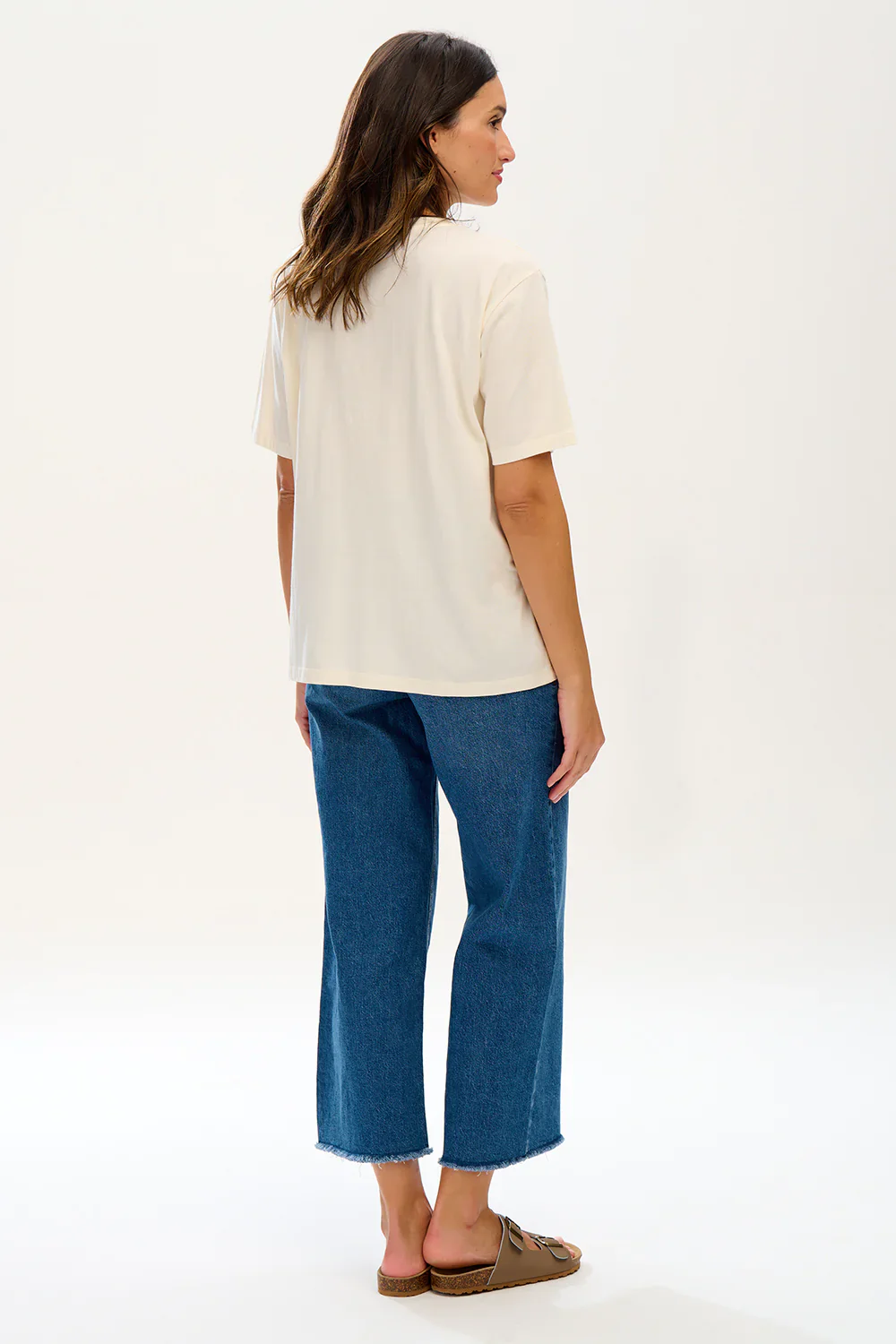 Kinsley Relaxed T-shirt  (Off-White, Lightning Flash) - Image 4