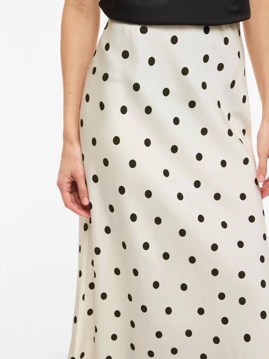 Kylie High Waisted Maxi Skirt (Birch/Dots) - Image 4