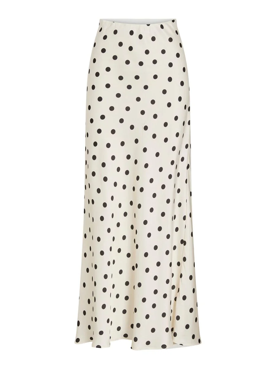 Kylie High Waisted Maxi Skirt (Birch/Dots) - Image 6