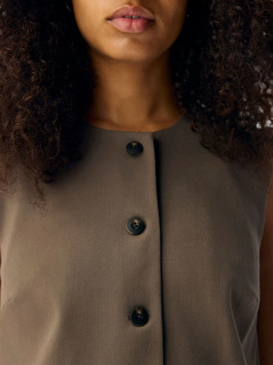 Lainey Waistcoat (Morel) - Image 4