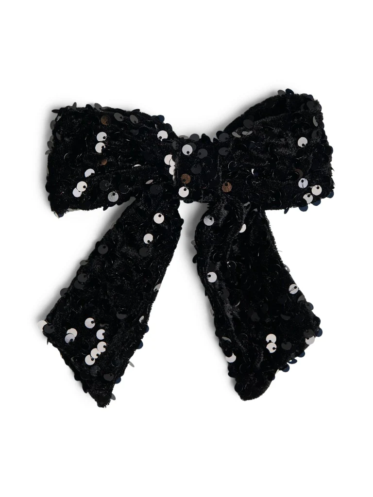Lara Bow Hairclip (Black) - Image 2