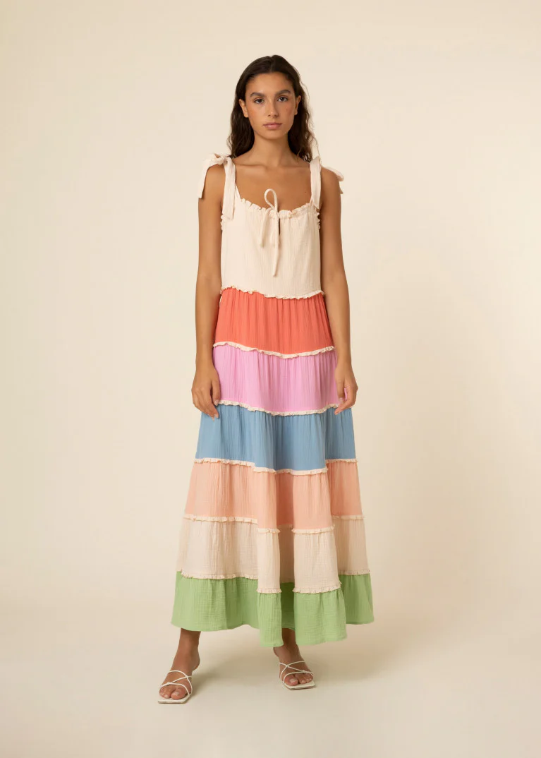 Laurel Bohemian Dress (Multi) - Image 2